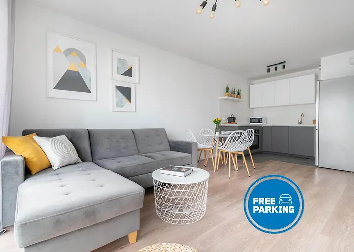 Park Apartment 3 Stawy - Free Parking - Self Check-In